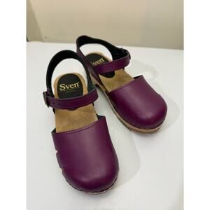 Sven Original purple clog girls' size 2